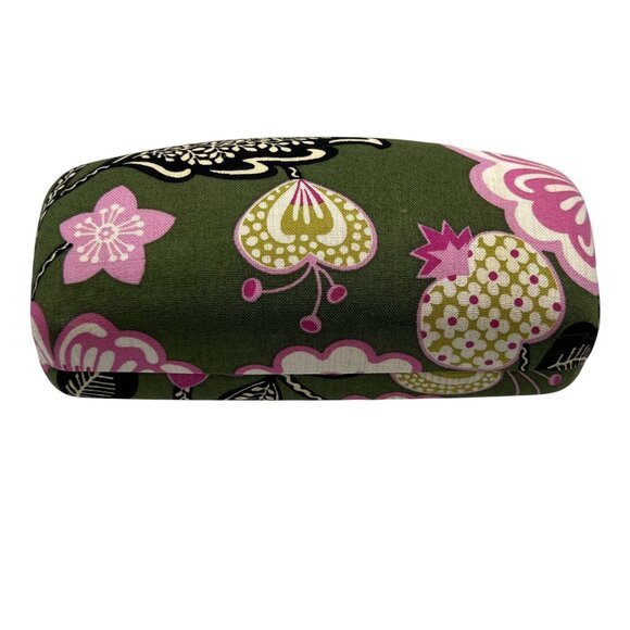 Vera Bradley New Floral Olivia Pink Clamshell Eyeglass Hard Travel Storage Case - Picture 1 of 8